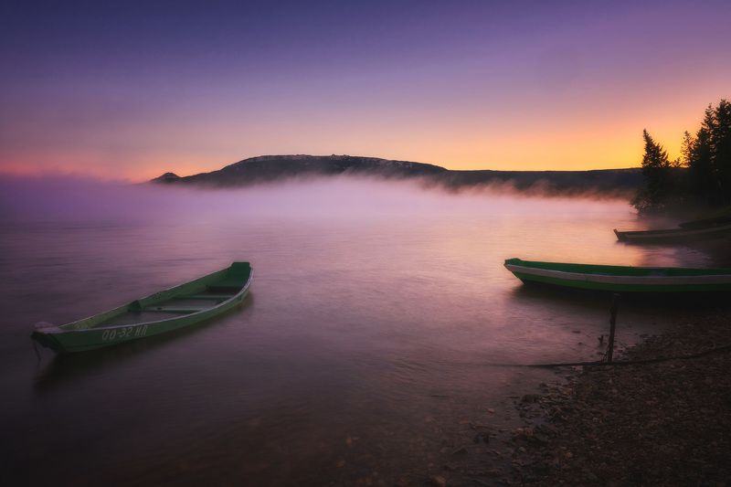 зюраткуль рассвет zuratkul sunrise Рассвет на озере Зюраткуль фото превью