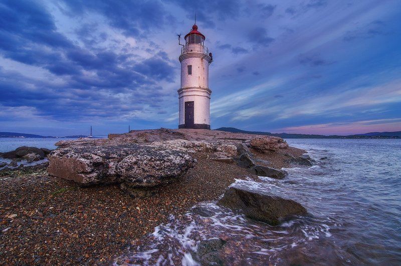 владивосток, дальний восток, россия, токаревский маяк, японское море Маяк Эгершельд. Владивосток.photo preview