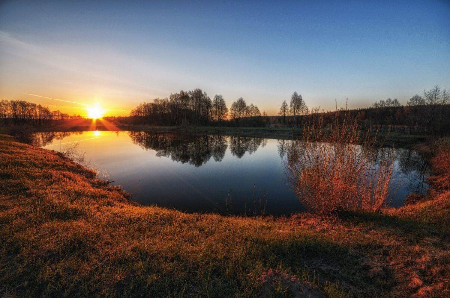 Ностальгия по весне. Автор: Иван Мухин Апрель, Весна, Подмосковье, Пруд, Рассвет, Иван Мухин