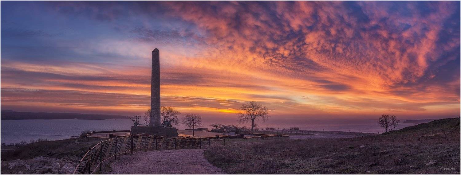 Керчь, Крым, Море, Облака, Панорама, Пейзаж, Рассвет, Черное море, Jazz Man