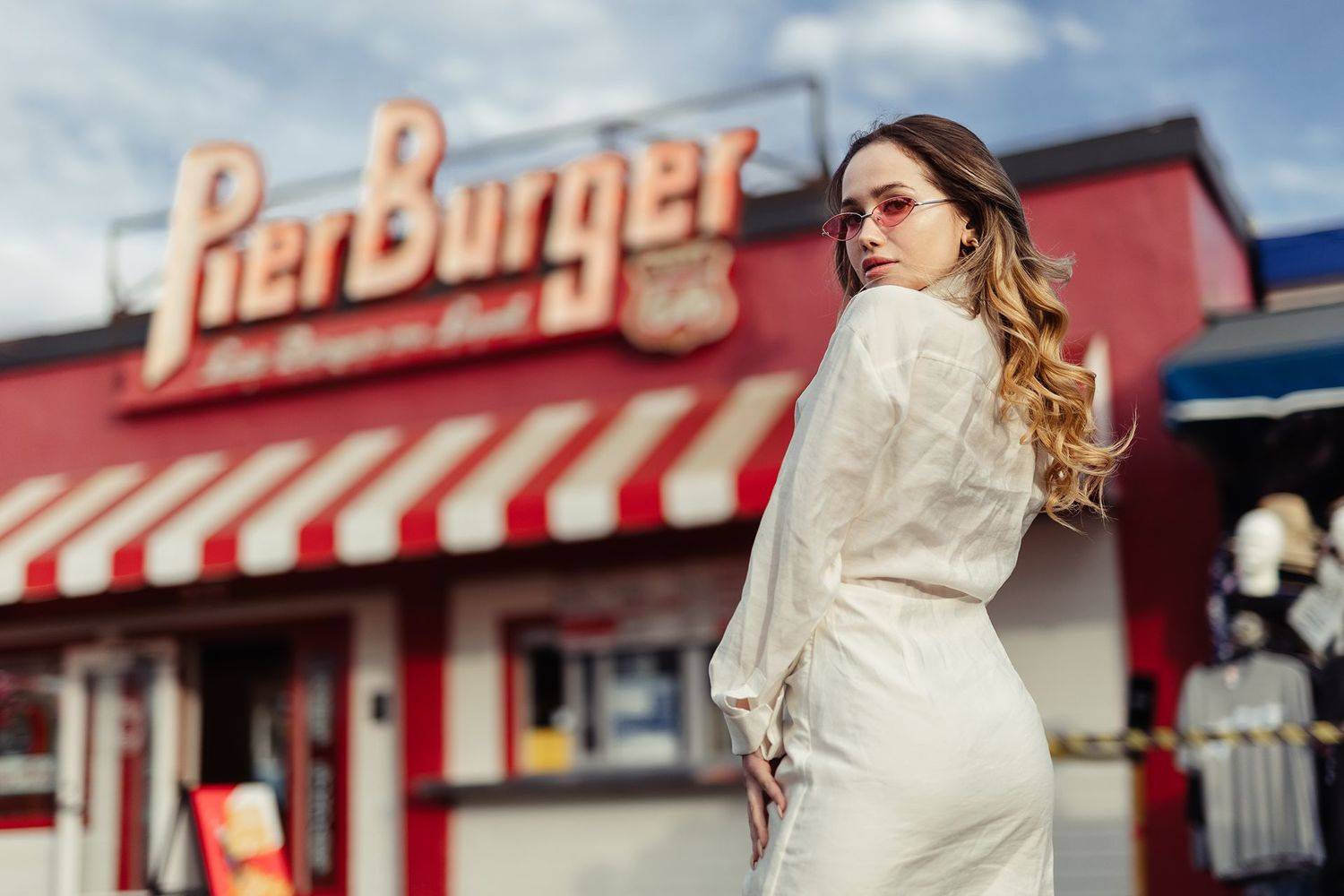 girl, santa-monica, Дмитрий Попов