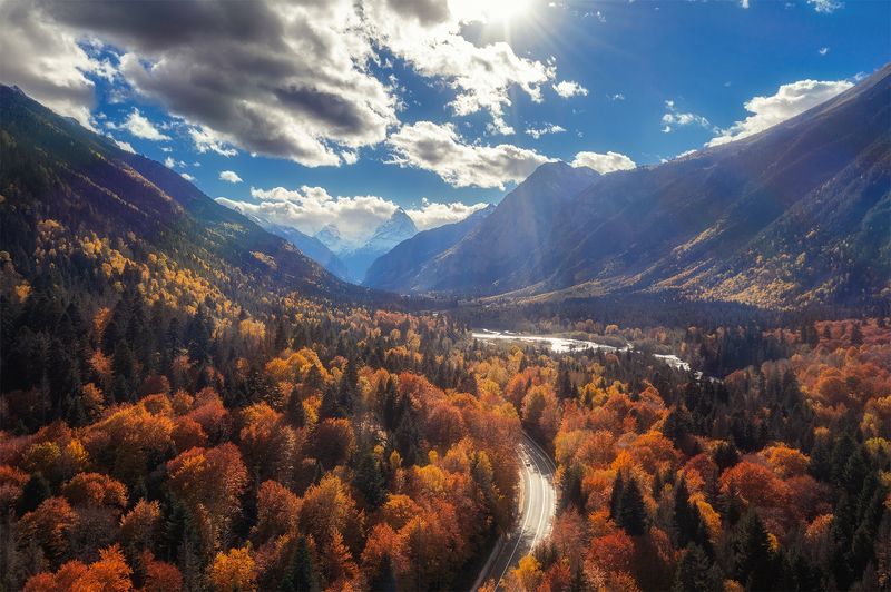 Дорога на Домбай.photo preview