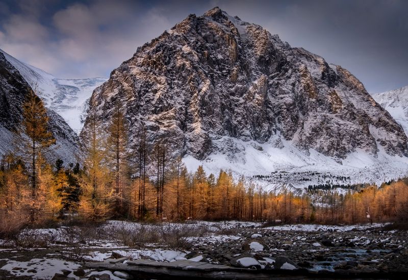 алтай, караташ, актру, нд, горный алтай, снег, россия, горы, фототур на алтай, алтайский край, долина актру, осень, что такое осень? Караташphoto preview
