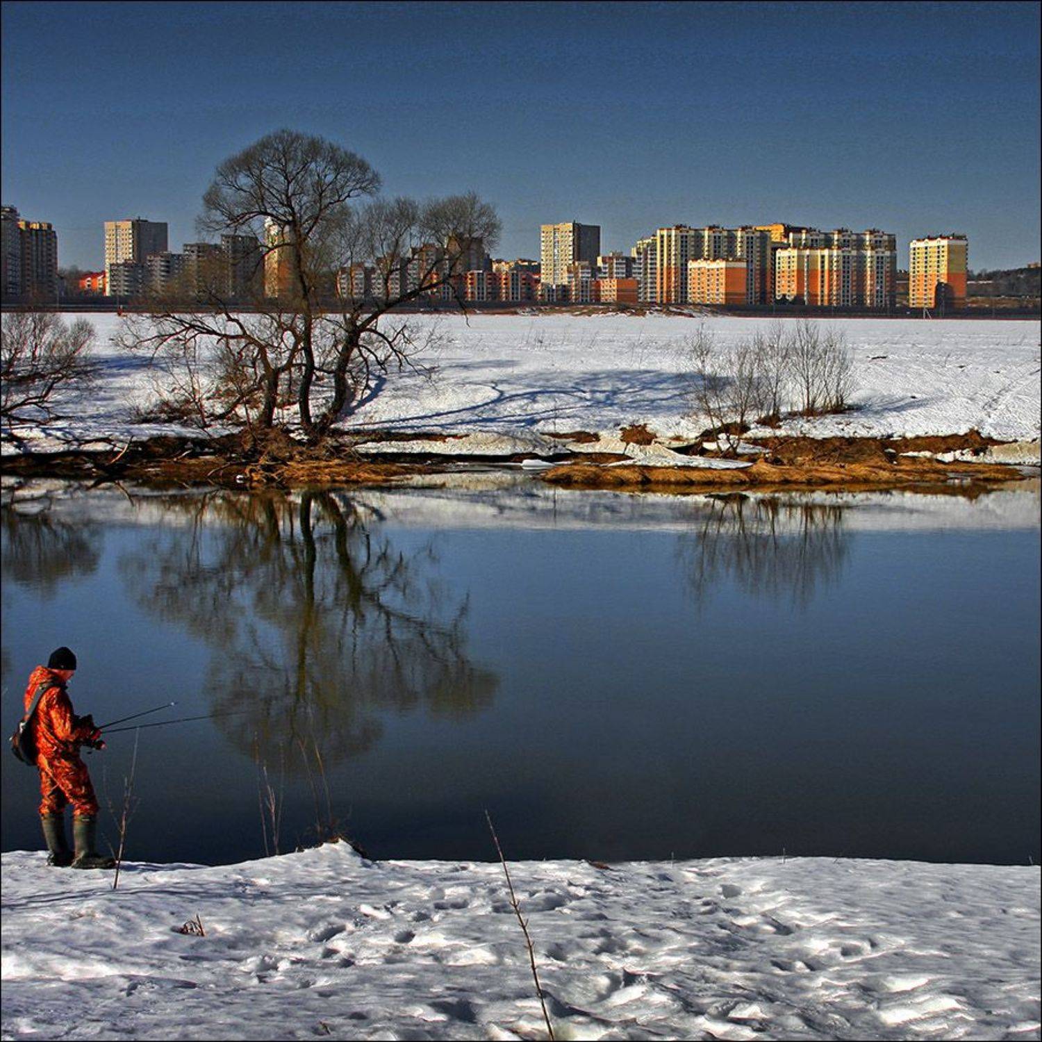 Берега..... Автор: Тарасов Алексей река-москва, звенигород, Тарасов Алексей