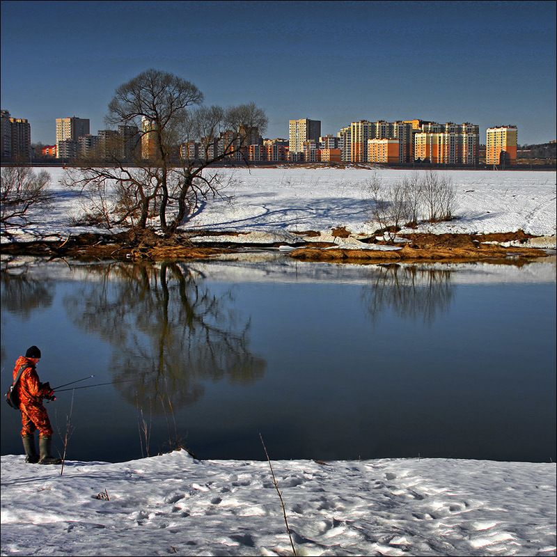 река-москва, звенигород Берега.... фото превью