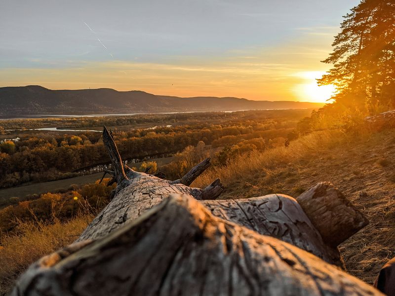 мобильная фотография, mobile photography, природа, пейзаж, самарская область Волжский закатphoto preview