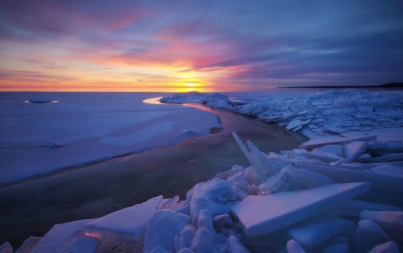 финский, залив Ледяная рекаphoto preview