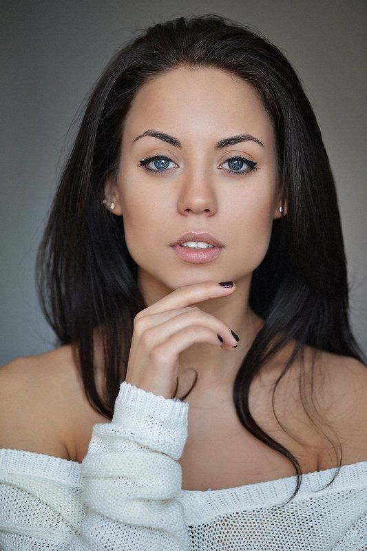 Nikon 80-200, Nikon d 800, Красивая девушка, Портрет, Портрет девушки Кираphoto preview