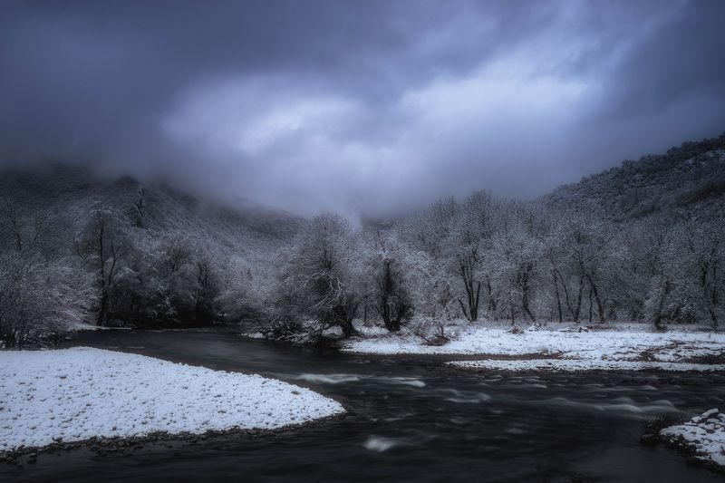 Forest, Landscape, Mountain, River, Snow, Winter Winter Magicphoto preview