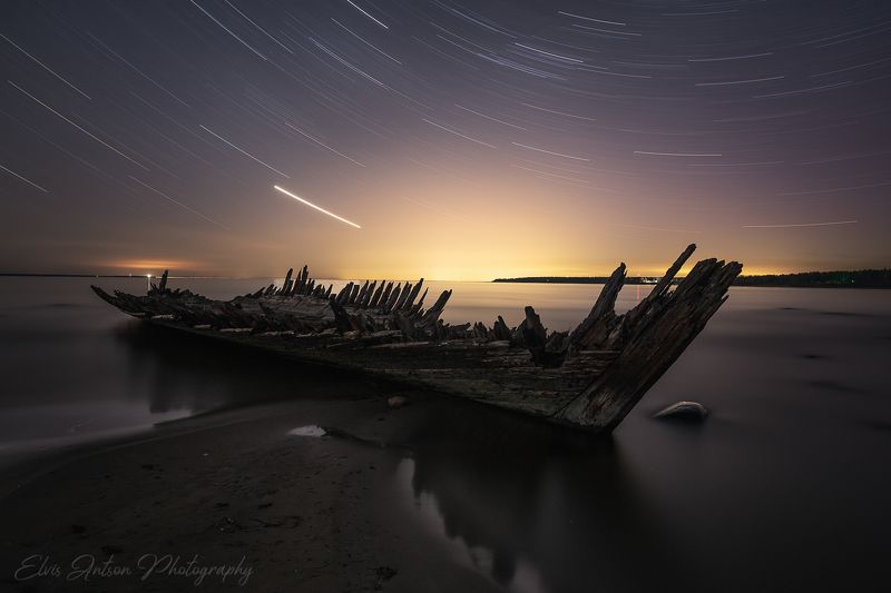 ночь, пейзаж, море, эстония Ночные ритмыphoto preview