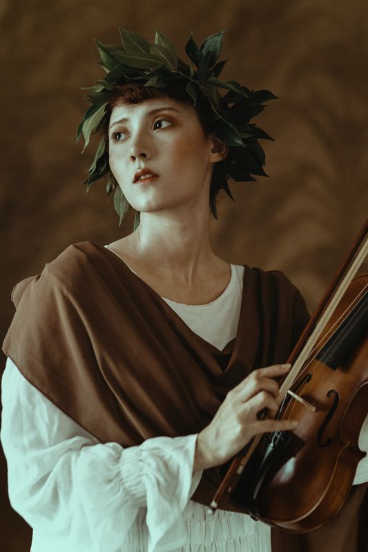 Fine Art portrait, Fine Art photo Music Heavenly Maidphoto preview