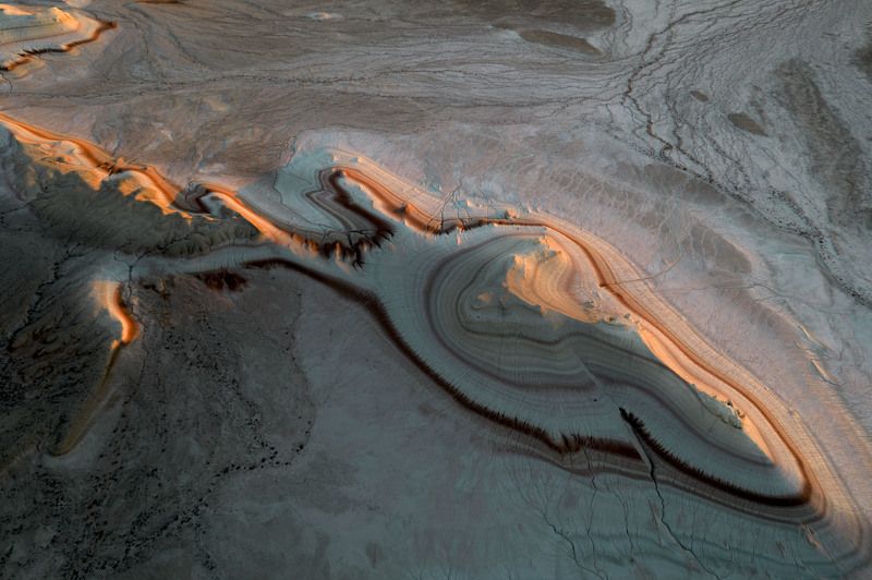 Казахстан, дрон, закат, Мангистау Теплые закатные лучиphoto preview