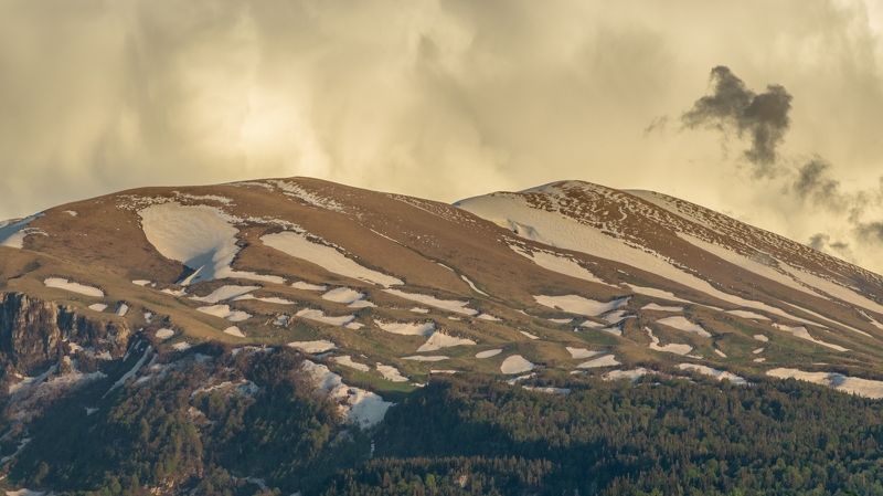горы, нагой-чук, вечер photo preview