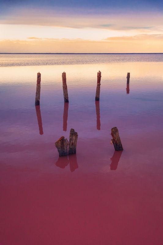 сасык-сиваш, пейзаж, закат, крым, озеро Времяphoto preview