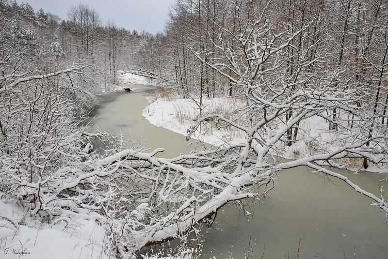 саров, зима, сатис, пейзаж Заснежилоphoto preview