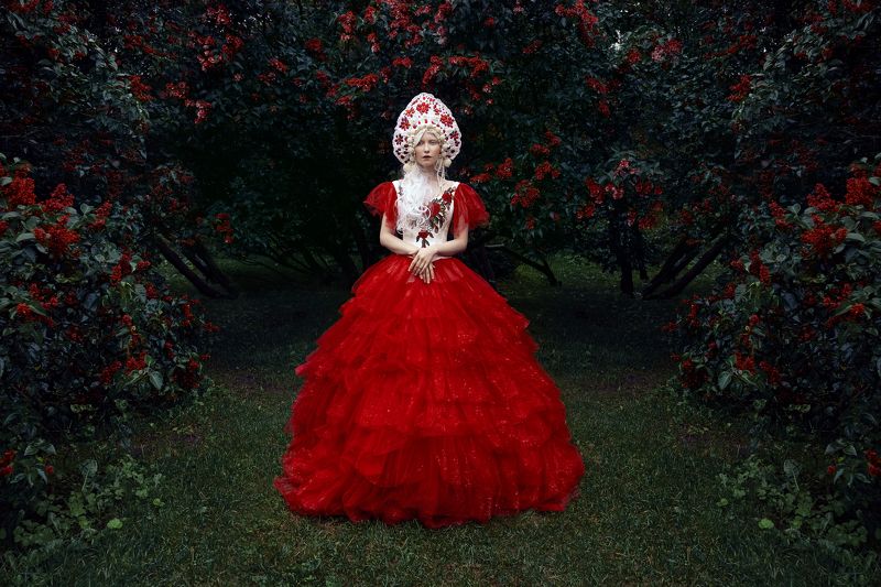 Fine Art photography, Color grading Lady Valentinephoto preview