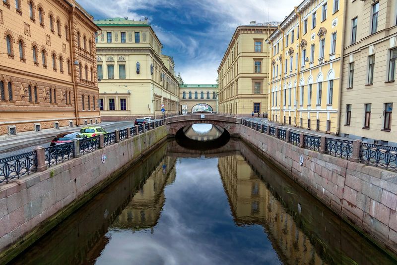 город, архитектура, санкт-петербург, мост, канал, пейзаж Зимняя канавкаphoto preview