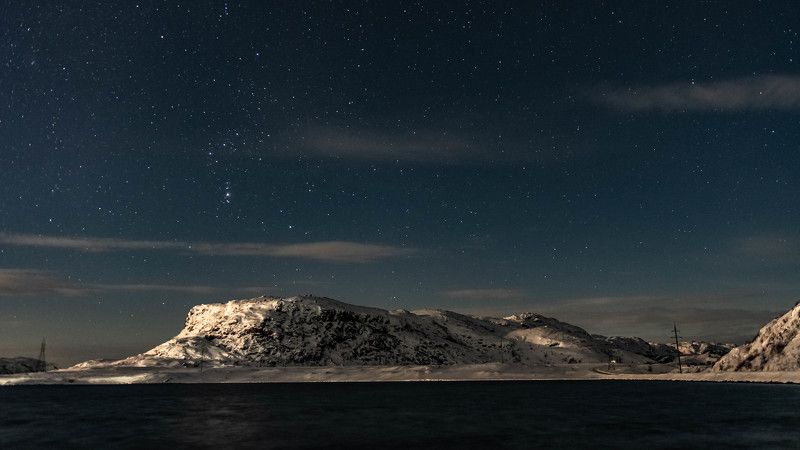 Орион в полнолуниеphoto preview