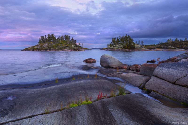 ладога, ладожское озеро, карелия Гранитные берега Ладогиphoto preview