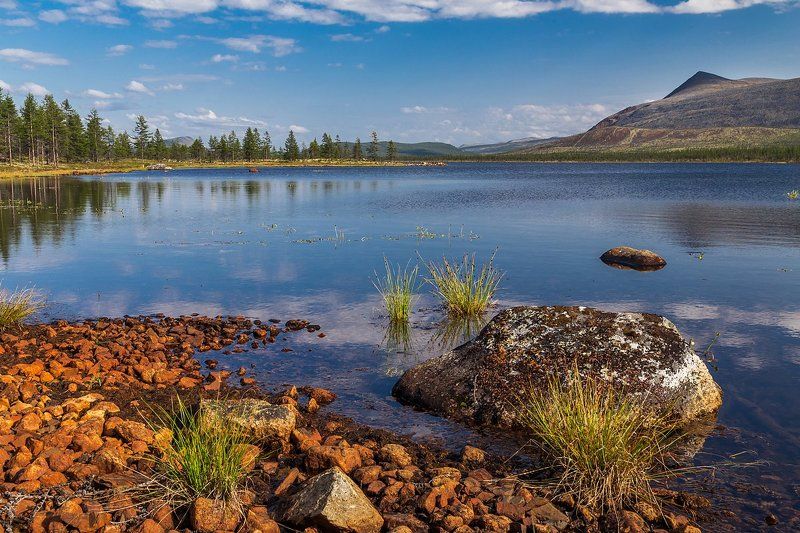якутия, хребет черского, табандинская впадина, момский улус, озеро Тихие водыphoto preview