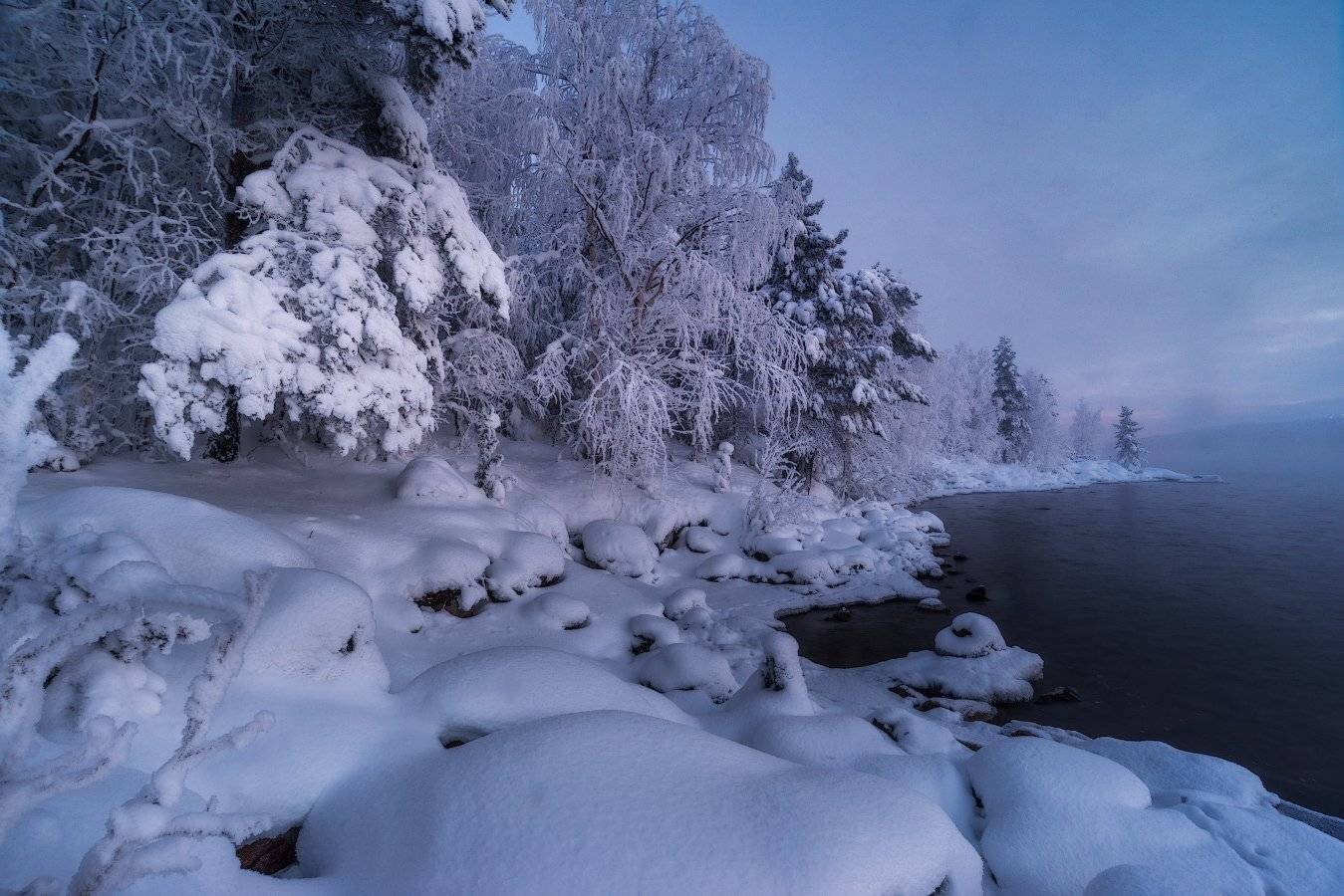 Заморозки, Заполярье, Зима, Имандра, Кольский п-ов, Север, Роман Горячий