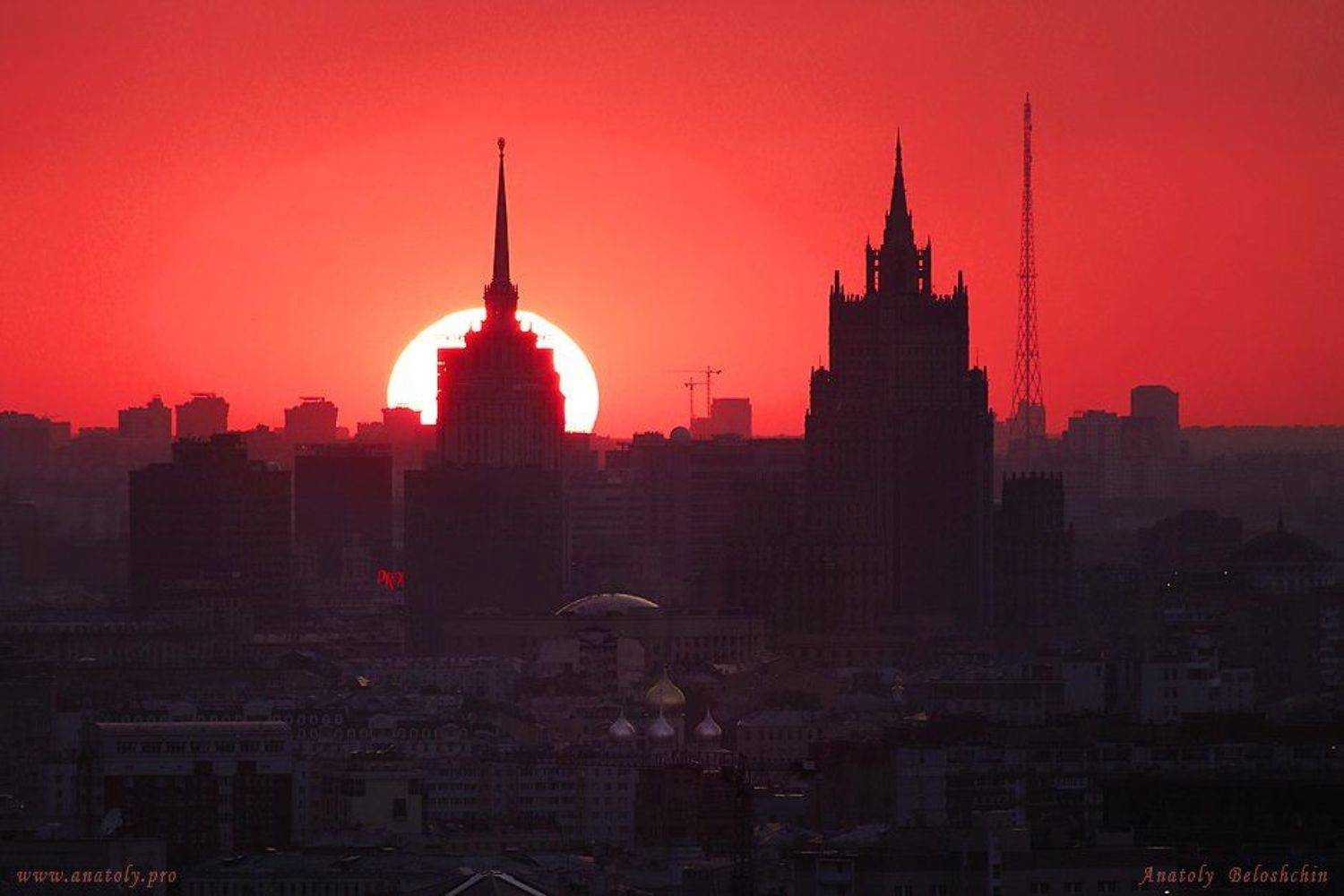 Закат, Москва, Анатолий Белощин