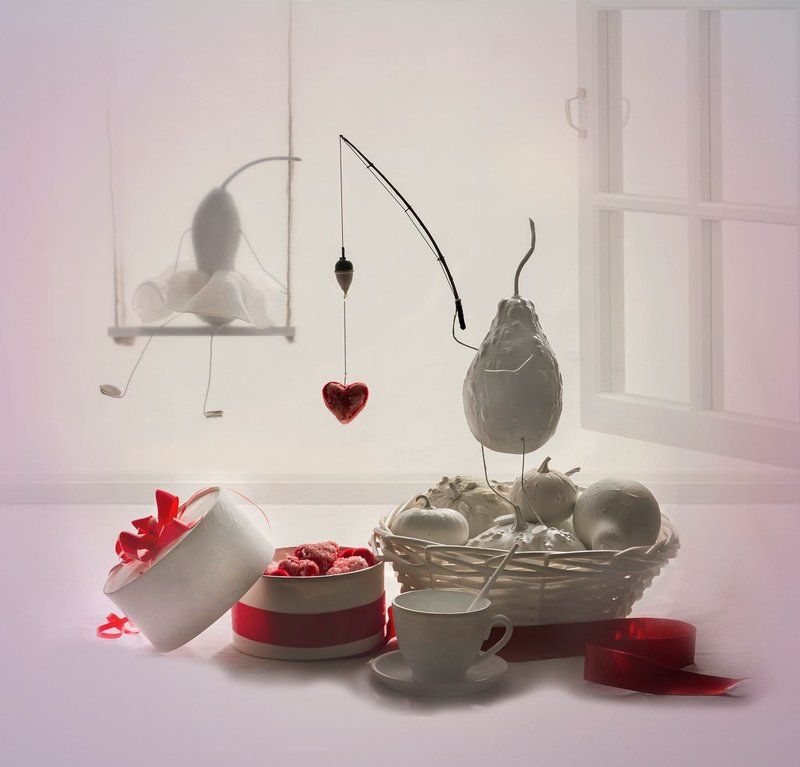 натюрморт,  любовь, праздник,настроение,улыбка ... Я тебя лю ....photo preview