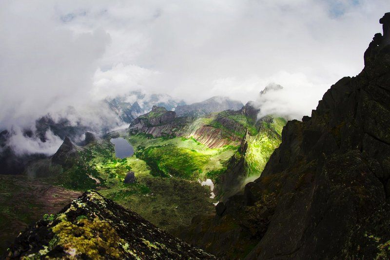 пейзаж, ергаки, горы, mountains, ergaki, nature На перевале Птицаphoto preview