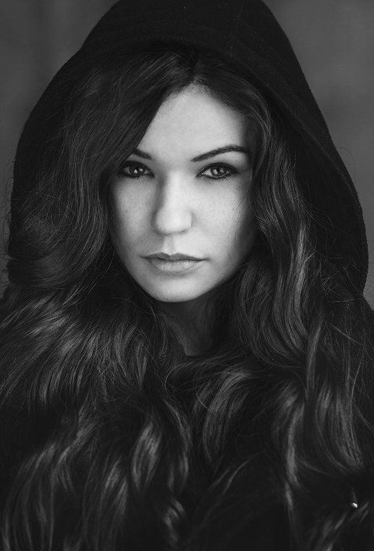 Beautiful, Black & white, Girl, Poland, Portrait, Winter Paulinaphoto preview