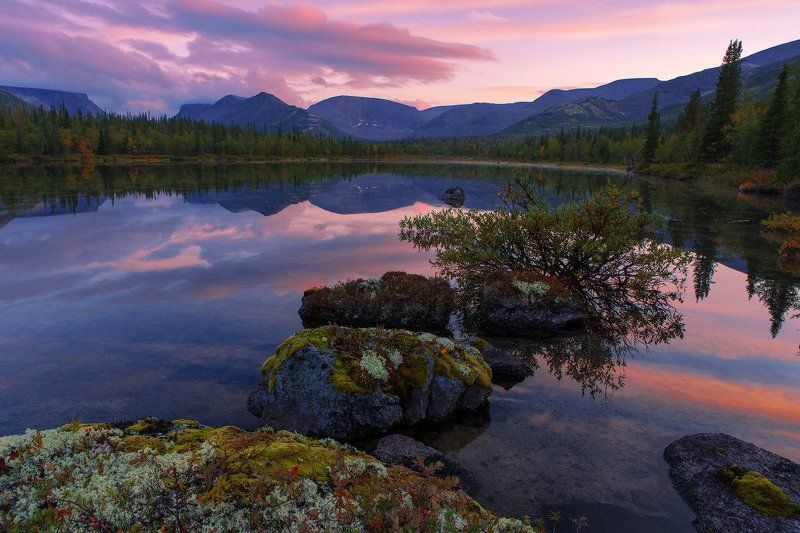 ВЕЧЕР НА ПОЛИГОНАЛЬНЫХ ОЗЕРАХ.photo preview