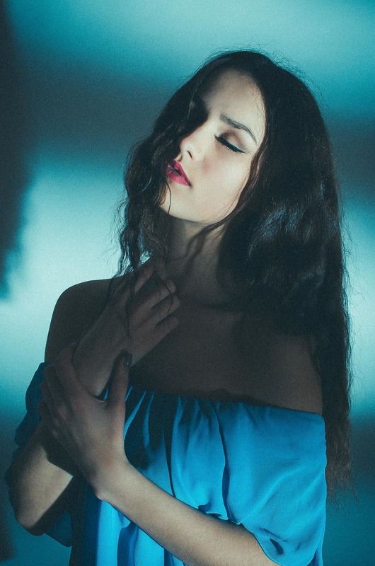 ukraine girl, в синем, давидчук, девушка, портрет девушки, студия Мирославаphoto preview