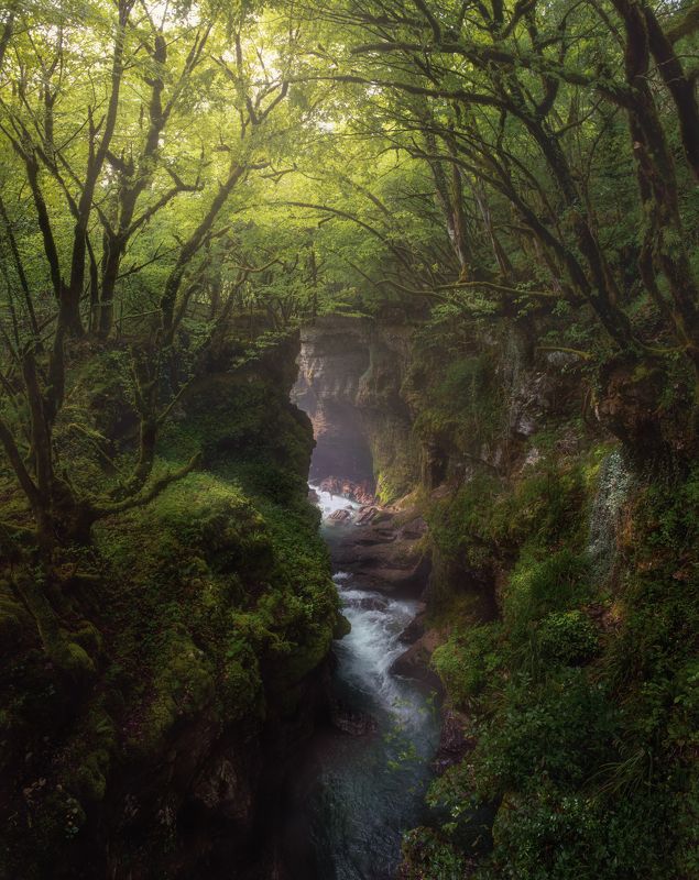 long exposure, landscapes, nature Martvili canyon, Georgia.photo preview