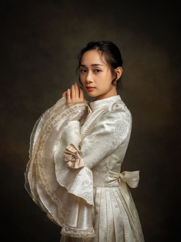 asian, vietnam, vietnamese, portrait, face, women, female, studio, dress, beauty, eyes * * *photo preview
