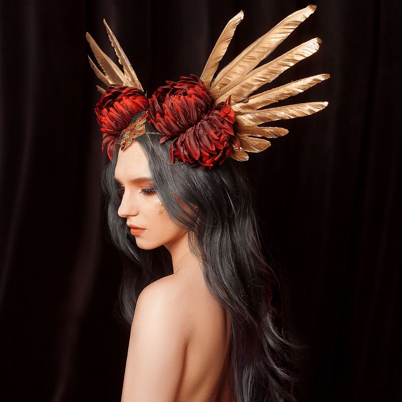 budoir, light, woman, девушка, портрет, ню, портрет, арт, будуар, model Renard Noirphoto preview