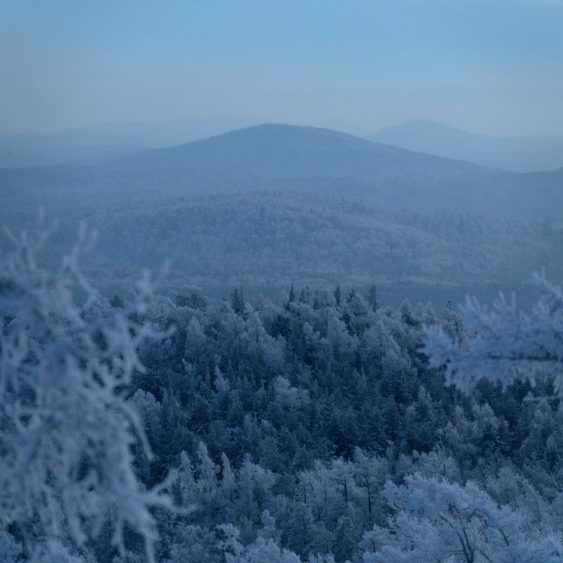 Сумерки в морозной дымкеphoto preview