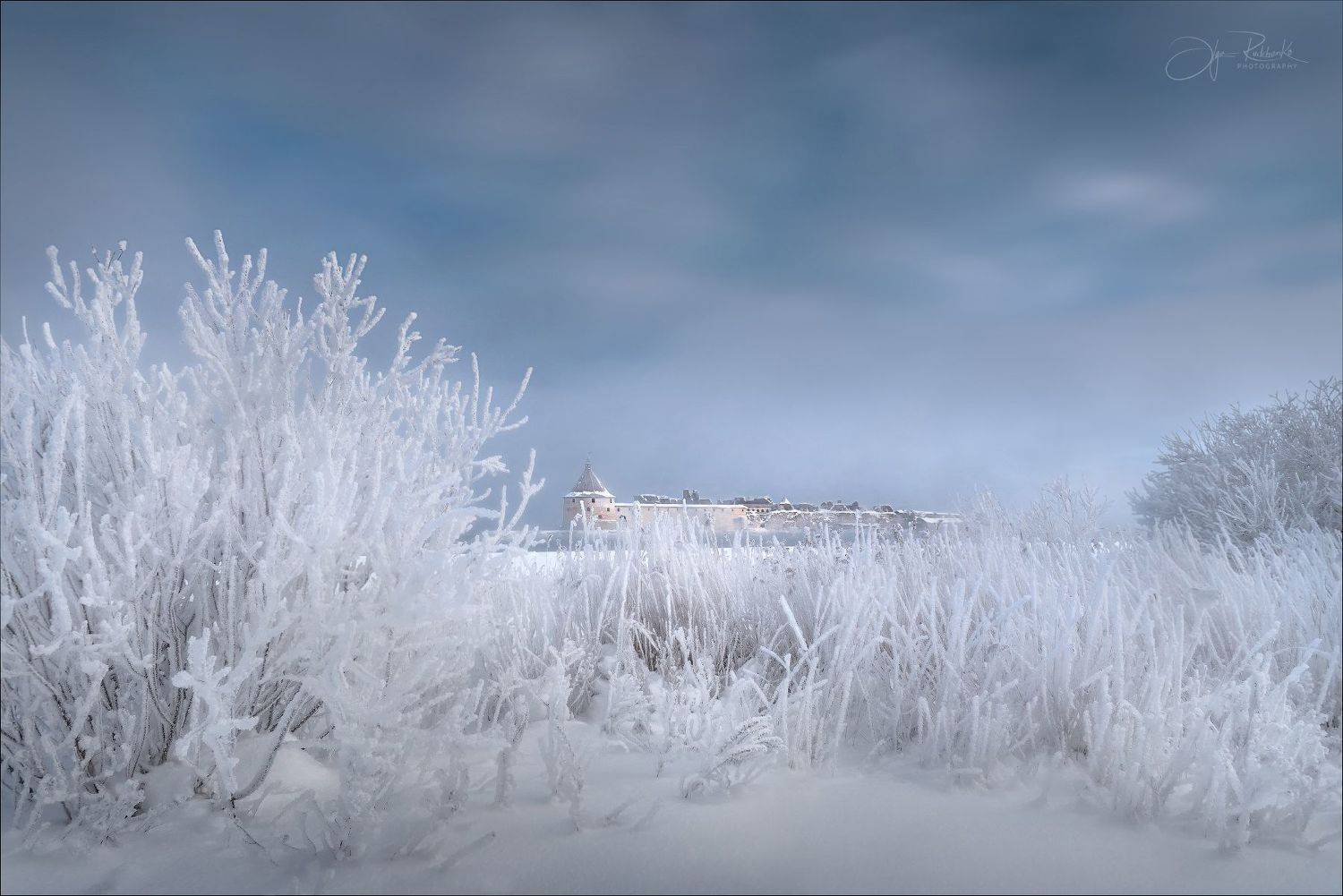 Снежное безмолвие. Автор: Рудченко Ольга шлиссельбург, орешек, зима, иней, нева, санкт-петербург, крепость орешек, Рудченко Ольга
