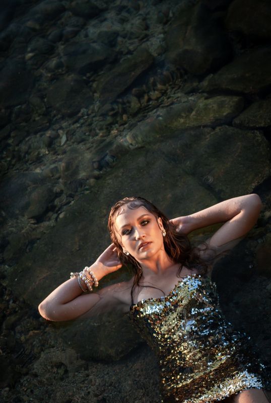 озеро, вода, тургояк, русалка Русалочкаphoto preview