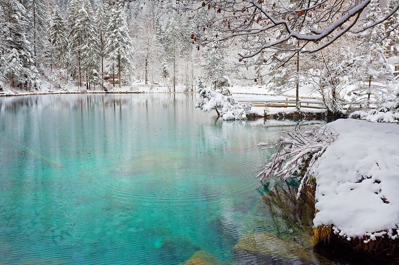 Озеро в Бернском нагорье, Швейцарияphoto preview
