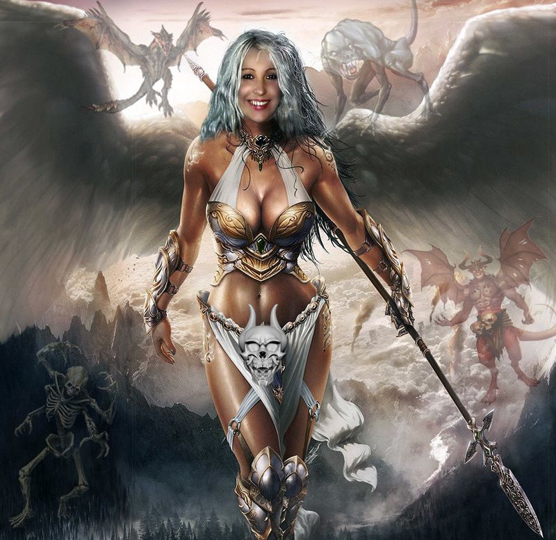 cosplay, косплей, фотомонтаж, коллаж, 	фотошоп, creative, креатив, b&w, photoshop, война, erotic, girl, nude, art, арт, арт-ню, девушка, модель,  обнаженная Очень «весёлая» война …photo preview