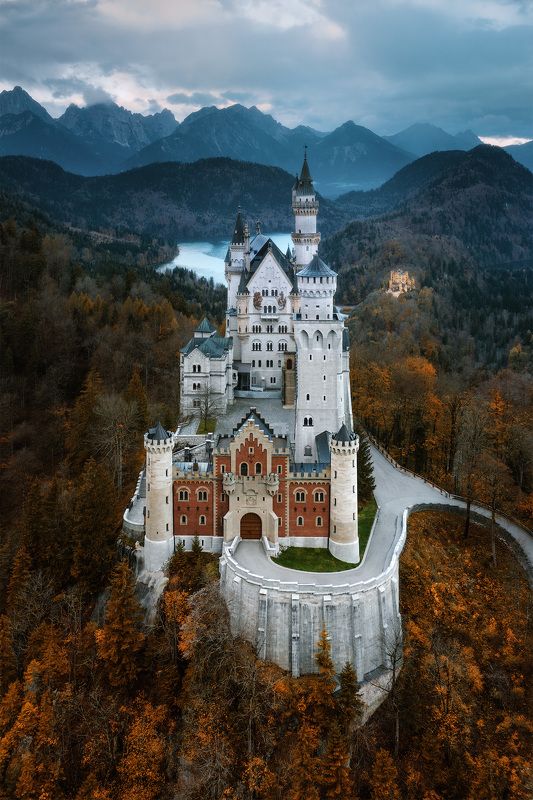 нойшванштайн, schloss neuschwanstein, neuschwanstein, бавария, замок, германия, Fairytale castle.photo preview