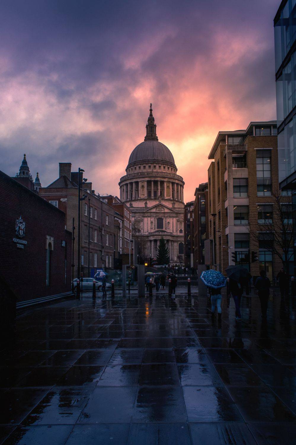 Rainy city. Дождь в городе. Автор: Aljona Dyachenko , Aljona Dyachenko