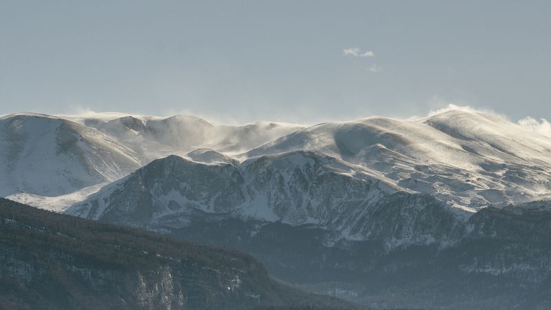 горы, зима, метель, снег, нагой-чук, мессо photo preview