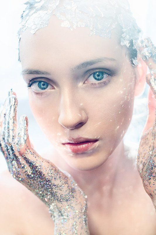 девушка, блестки, бьюти Shiningphoto preview