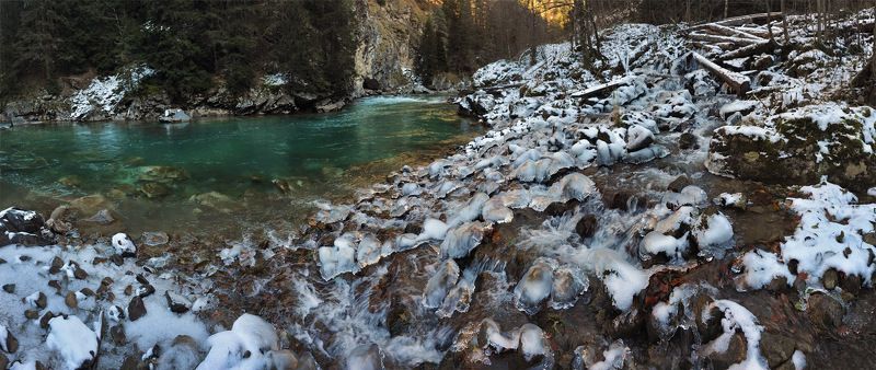 Сплав Большая Лаба река вода Холодная водаphoto preview