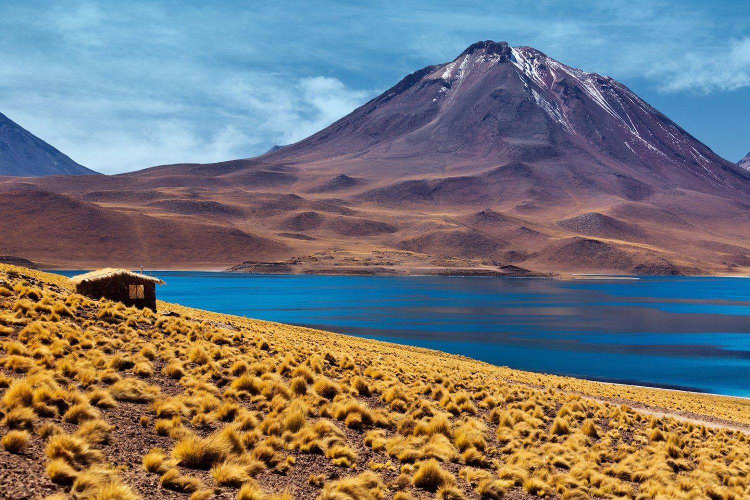 Вулкан, Горы, Лагуна, Чили, Sam