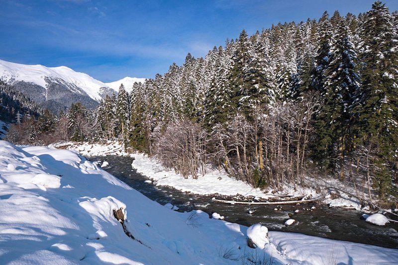 Архыз, Зима, Карачаево-Черкесия Архызphoto preview