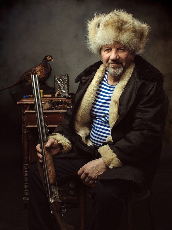 Портрет охотника фото превью