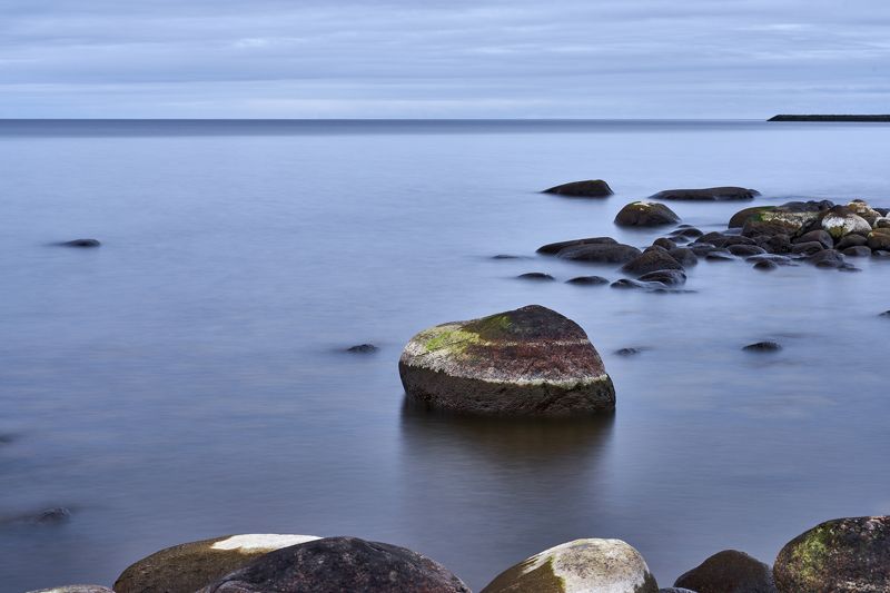 озеро, утро, рассвет, тишина, осень, ладога, ладожское озеро, карелия Молчание.photo preview