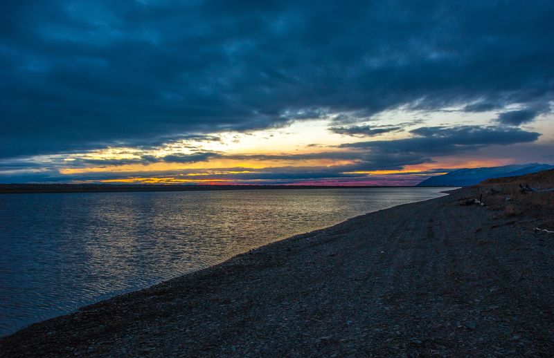 Осенний вечер на р. Ойраphoto preview