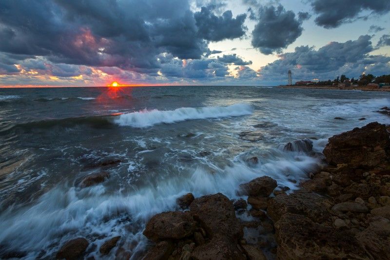 херсонесский маяк, крым, черное море, севастополь, мыс херсонес Мыс Херсонесphoto preview